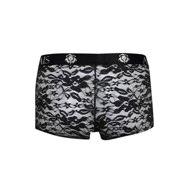 Boxer Uomo Romantici in Pizzo Floreale Nero Elegante
